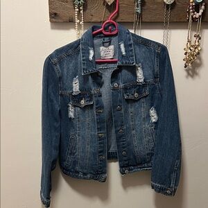 Love Tree Blue Denim Jacket